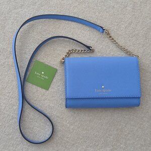 Kate Spade New York Cedar Street Cami Adventure Blue Mini Crossbody NWT